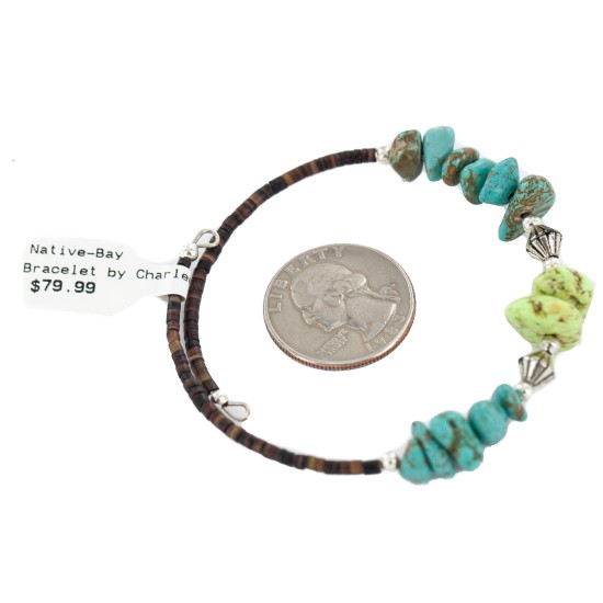 Navajo Certified Authentic Natural Heishi Gaspeite Native American Adjustable Wrap Bracelet 13151-22 Navajo Certified Authentic Natural Heishi Gaspeite Native American Adjustable Wrap Bracelet 13151-22