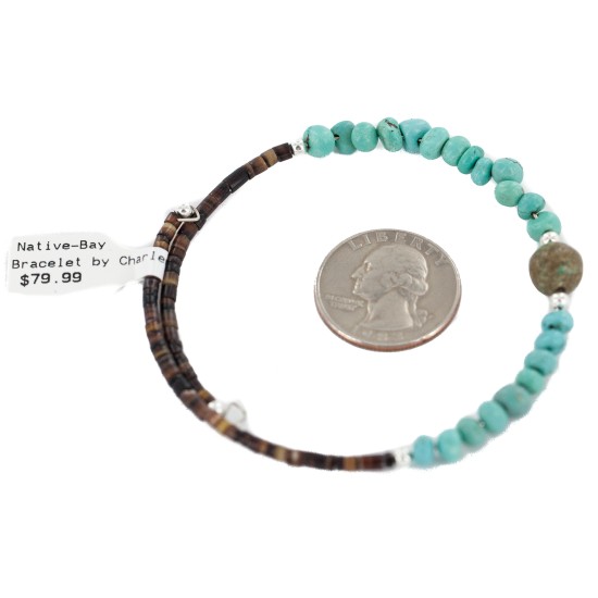 Navajo Certified Authentic Natural Heishi Jasper Native American Adjustable Wrap Bracelet  13151-19 All Products NB160408203316 13151-19 (by LomaSiiva)