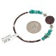 Navajo Certified Authentic Natural Turquoise Red Jasper Heishi Native American Adjustable Wrap Bracelet 13151-34