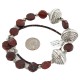Certified Authentic Navajo Natural Red Jasper Native American Necklace 750213-5