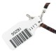 .925 Sterling Silver Feather Certified Authentic Navajo Wood Native American Necklace 18256
