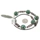 .925 Sterling Silver Feather Certified Authentic Navajo Wood Native American Necklace 18256 .925 Sterling Silver Feather Certified Authentic Navajo Wood Native American Necklace 18256