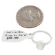 .925 Sterling Silver Navajo Certified Authentic Handmade Mother of Pearl Native American Ring Size 4 1/2 24501-7