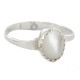 .925 Sterling Silver Navajo Certified Authentic Handmade Mother of Pearl Native American Ring Size 4 1/2 24501-7