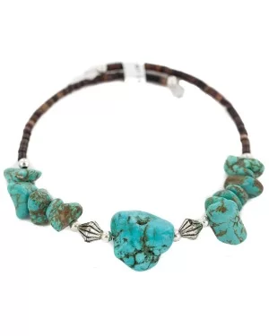 Navajo Certified Authentic Natural Heishi Native American Adjustable Wrap Bracelet 13151-11 Navajo Certified Authentic Natural Heishi Native American Adjustable Wrap Bracelet 13151-11