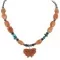 .925 Sterling Silver Butterfly Certified Authentic Navajo Natural Turquoise Agate Hematite Native American Necklace 750209-2 .925 Sterling Silver Butterfly Certified Authentic Navajo Natural Turquoise Agate Hematite Native American Necklace 750209-2