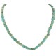 .925 Sterling Silver Certified Authentic Navajo Natural Turquoise Native American Necklace 15338-201