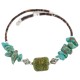 Certified Authentic Navajo Gaspeite Heishi Native American Adjustable Wrap Bracelet 13151-54