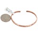 Certified Authentic Horse Handmade Navajo Native American Pure Copper Bracelet 13156-3