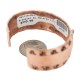 Certified Authentic Horse Navajo Handmade Natural Lapis Native American Pure Copper Bracelet 24508