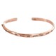 Certified Authentic Handmade Navajo Native American Pure Copper Bracelet 13152-3