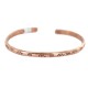 Certified Authentic Handmade Navajo Native American Pure Copper Bracelet 13156-1