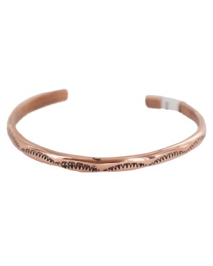 Certified Authentic Handmade Navajo Native American Pure Copper Bracelet 13160 Certified Authentic Handmade Navajo Native American Pure Copper Bracelet 13160
