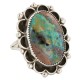 Handmade Certified Authentic Navajo .925 Sterling Silver Natural Turquoise Native American Ring 18259-1