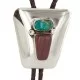 Handmade Navajo Leather Nickel Natural Turquoise Coral Bolo Tie NB160423001156 Handmade Navajo Leather Nickel Natural Turquoise Coral Bolo Tie NB160423001156