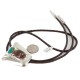 Handmade Certified Authentic Navajo Leather Nickel Natural Turquoise Red Jasper Native American Bolo Tie 24509-1 All Products NB160423001656 24509-1 (by LomaSiiva)