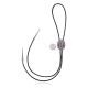 Feather .925 Sterling Silver Certified Authentic Handmade Navajo Native American Coral Bolo Tie 34103 Feather .925 Sterling Silver Certified Authentic Handmade Navajo Native American Coral Bolo Tie 34103