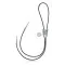 Snake .925 Sterling Silver Certified Authentic Handmade Navajo Native American Natural Turquoise Bolo Tie 34104