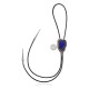 Handmade Certified Authentic Navajo .925 Sterling Silver Lapis Lazuli Native American Bolo Tie 34109 Handmade Certified Authentic Navajo .925 Sterling Silver Lapis Lazuli Native American Bolo Tie 34109
