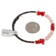 Certified Authentic Navajo Heishi Coral Quartz Native American Adjustable Wrap Bracelet 13151-56