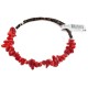 Certified Authentic Heishi Coral Navajo Native American Adjustable Wrap Bracelet 13159-10