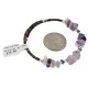 Certified Authentic Natural Heishi Amethyst Turquoise Navajo Native American Adjustable Wrap Bracelet 13153-5 Certified Authentic Natural Heishi Amethyst Turquoise Navajo Native American Adjustable Wrap Bracelet 13153-5