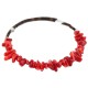 Certified Authentic Heishi Coral Navajo Native American Adjustable Wrap Bracelet 13159-10