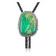 Handmade Certified Authentic Navajo .925 Sterling Silver Native American Natural Turquoise Bolo Tie 34101 Handmade Certified Authentic Navajo .925 Sterling Silver Native American Natural Turquoise Bolo Tie 34101