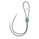 Handmade Certified Authentic Navajo .925 Sterling Silver Native American Natural Turquoise Bolo Tie 34101 Handmade Certified Authentic Navajo .925 Sterling Silver Native American Natural Turquoise Bolo Tie 34101