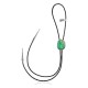 Handmade Certified Authentic Navajo .925 Sterling Silver Native American Natural Turquoise Bolo Tie 34101 Handmade Certified Authentic Navajo .925 Sterling Silver Native American Natural Turquoise Bolo Tie 34101