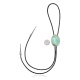 Handmade Certified Authentic Navajo .925 Sterling Silver Native American Natural Turquoise Bolo Tie 34121 Handmade Certified Authentic Navajo .925 Sterling Silver Native American Natural Turquoise Bolo Tie 34121