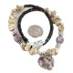Heart .925 Sterling Silver Certified Authentic Navajo White Howlite Charoite Native American Necklace 15778 Heart .925 Sterling Silver Certified Authentic Navajo White Howlite Charoite Native American Necklace 15778