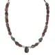 Drop .925 Sterling Silver Certified Authentic Navajo Natural Turquoise Jasper Native American Necklace 18276-1