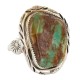 Handmade Certified Authentic Navajo .925 Sterling Silver Natural Turquoise Native American Ring 18221-3