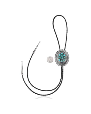 Sun .925 Sterling Silver Certified Authentic Handmade Navajo Native American Natural Turquoise Bolo Tie 34138 Sun .925 Sterling Silver Certified Authentic Handmade Navajo Native American Natural Turquoise Bolo Tie 34138
