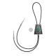 Handmade Certified Authentic Navajo .925 Sterling Silver Native American Natural Turquoise Bolo Tie 34147 Handmade Certified Authentic Navajo .925 Sterling Silver Native American Natural Turquoise Bolo Tie 34147
