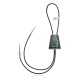 Handmade Certified Authentic Navajo .925 Sterling Silver Native American Natural Turquoise Bolo Tie 34147 Handmade Certified Authentic Navajo .925 Sterling Silver Native American Natural Turquoise Bolo Tie 34147