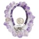 Certified Authentic Nickel Navajo Natural Amethyst Native American Necklace 18264-2 Certified Authentic Nickel Navajo Natural Amethyst Native American Necklace 18264-2