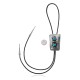 Handmade Certified Authentic Navajo .925 Sterling Silver Native American Natural Turquoise Bolo Tie 34156 Handmade Certified Authentic Navajo .925 Sterling Silver Native American Natural Turquoise Bolo Tie 34156