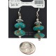 .925 Sterling Silver Hooks Certified Authentic Navajo Turquoise Native American Dangle Earrings 18255-1 .925 Sterling Silver Hooks Certified Authentic Navajo Turquoise Native American Dangle Earrings 18255-1