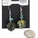 .925 Sterling Silver Hooks Navajo Certified Authentic Natural Green Jasper Native American Dangle Earrings 18251-4 .925 Sterling Silver Hooks Navajo Certified Authentic Natural Green Jasper Native American Dangle Earrings 18251-4