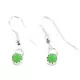 Certified Authentic Navajo .925 Sterling Silver Natural Gaspeite Native American Dangle Earrings 27233-3 Certified Authentic Navajo .925 Sterling Silver Natural Gaspeite Native American Dangle Earrings 27233-3