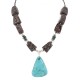.925 Sterling Silver Certified Authentic Navajo Natural Turquoise Hematite Jasper Native American Necklace 25338-7 .925 Sterling Silver Certified Authentic Navajo Natural Turquoise Hematite Jasper Native American Necklace 25338-7