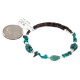Navajo Certified Authentic Natural Turquoise Heishi Native American Adjustable Wrap Bracelet 13172-4