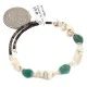 Navajo Certified Authentic White Howlite Heishi Native American Adjustable Wrap Bracelet 13172-3 Navajo Certified Authentic White Howlite Heishi Native American Adjustable Wrap Bracelet 13172-3