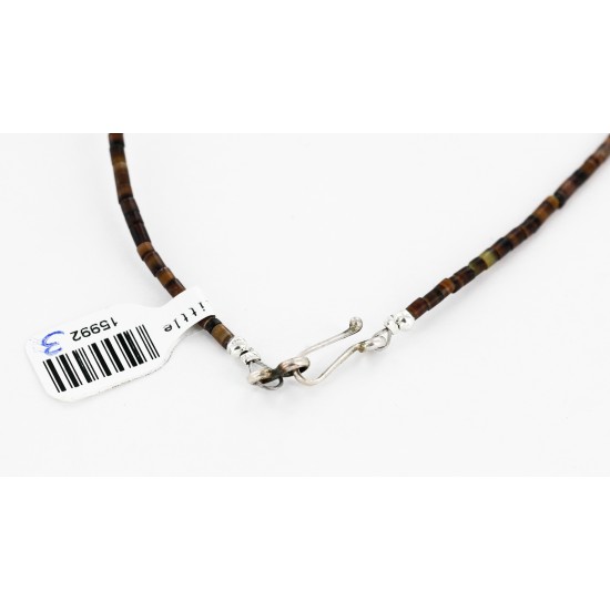 Carved Fetish $500 Large Certified Authentic 5 Strand Navajo .925 Sterling Silver Turquoise Multicolor Stones Native American Necklace 15992-3 Carved Fetish $500 Large Certified Authentic 5 Strand Navajo .925 Sterling Silver Turquoise Multicolor Stones Native American Necklace 15992-3