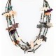 Carved Fetish $500 Large Certified Authentic 5 Strand Navajo .925 Sterling Silver Natural Turquoise Multicolor Stones Native American Necklace 15992-2 Carved Fetish $500 Large Certified Authentic 5 Strand Navajo .925 Sterling Silver Natural Turquoise Multicolor Stones Native American Necklace 15992-2