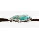 Handmade Certified Authentic Navajo .925 Sterling Silver Natural Turquoise Native American Bolo Tie  24392-3