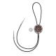 Handmade Certified Authentic Navajo .925 Sterling Silver Native American Coral Bolo Tie 34183 Handmade Certified Authentic Navajo .925 Sterling Silver Native American Coral Bolo Tie 34183