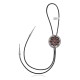 Handmade Certified Authentic Navajo .925 Sterling Silver Native American Coral Bolo Tie 34183